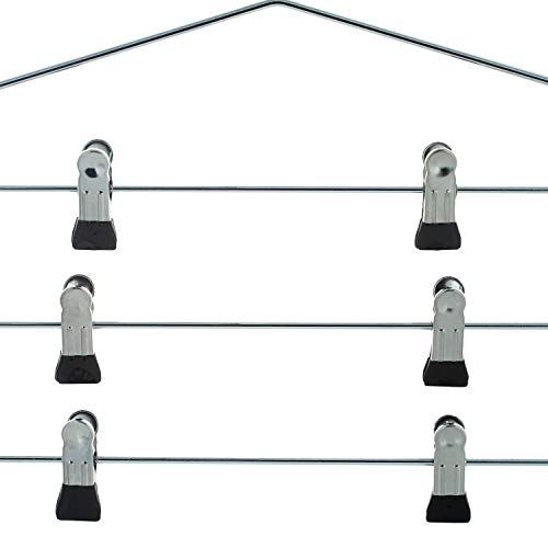 Organize It All 4 Tier Swing Arm Slack Rack Hanger, Closet Organizer For Pants, Scarves, Skirts, Chrome, 16.00 X 18.25 X 0.01 #TOP5
