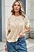 Cakulo Womens Short Sleeve Summer Fall Crochet Sweaters Lightweight 2025 Boho Crop Tops Knit Fashion Clothes Apricot L