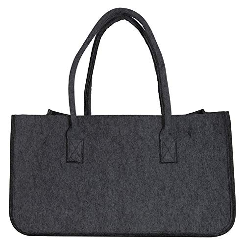 INDA-Exclusiv Sac à provisions en feutre Anthracite 50 x 34 x 27 cm Cover