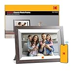 KODAK Cornice Digitale WIFI 10,1 Pollici，Cornice Foto Digitale con Schermo Touch IPS 1280 * 800 e 32GB di Memoria，Cornice Elettronica per Micro SD Card/USB, Rotazione Automatica