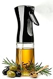 Genérico Aceitera Spray Pulverizador Recargable De Cocina, Aceitera Manual Con Depósito Transparente Y Gatillo Ergonómico, Pulverizador Aceite Spray Para Plancha, Parrilla, Ensaladas Y Horno