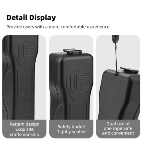 Image of ELFOG Storage Case Suitable for DJI Osmo Pocket 3 Snug-Fit Protective Shell Waterproof Anti-Scratch Hard Shell with 2 in 1 Neck Strap Case for Pocket 3 Canera(Not Compatiable with Pocket 4)