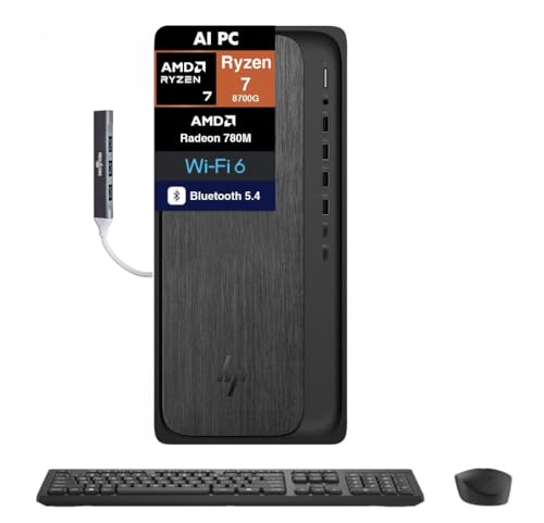 Image of HP OmniDesk M02 AI PC (Next Gen Envy) Desktop AMD Ryzen 7 8700G