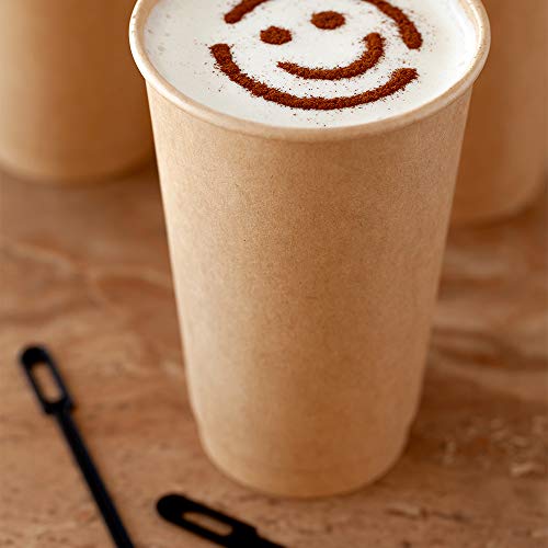 Image of Restaurantware 20 Ounce Disposable Cups, Pack of 250 Insulated Double Wall Paper, Leakproof, Kraft Paper Rolled Rim Hot Beverage Cupsa€ inchLids Sold Separately, Ideal for Coffee, Tea and More