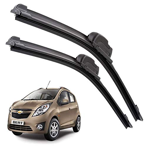 Image of Euro Care Windshield Car Wiper Blades Compatibility With Chevrolet Beat (Model : 2010-2017) - Set of 2Pc (D-22,P-16)
