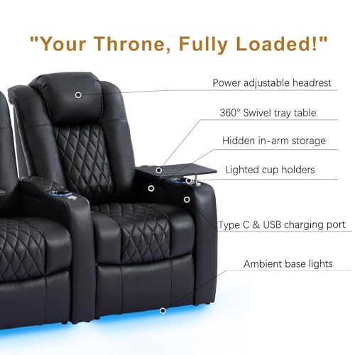 Luxury Home Theater Recliner Seating