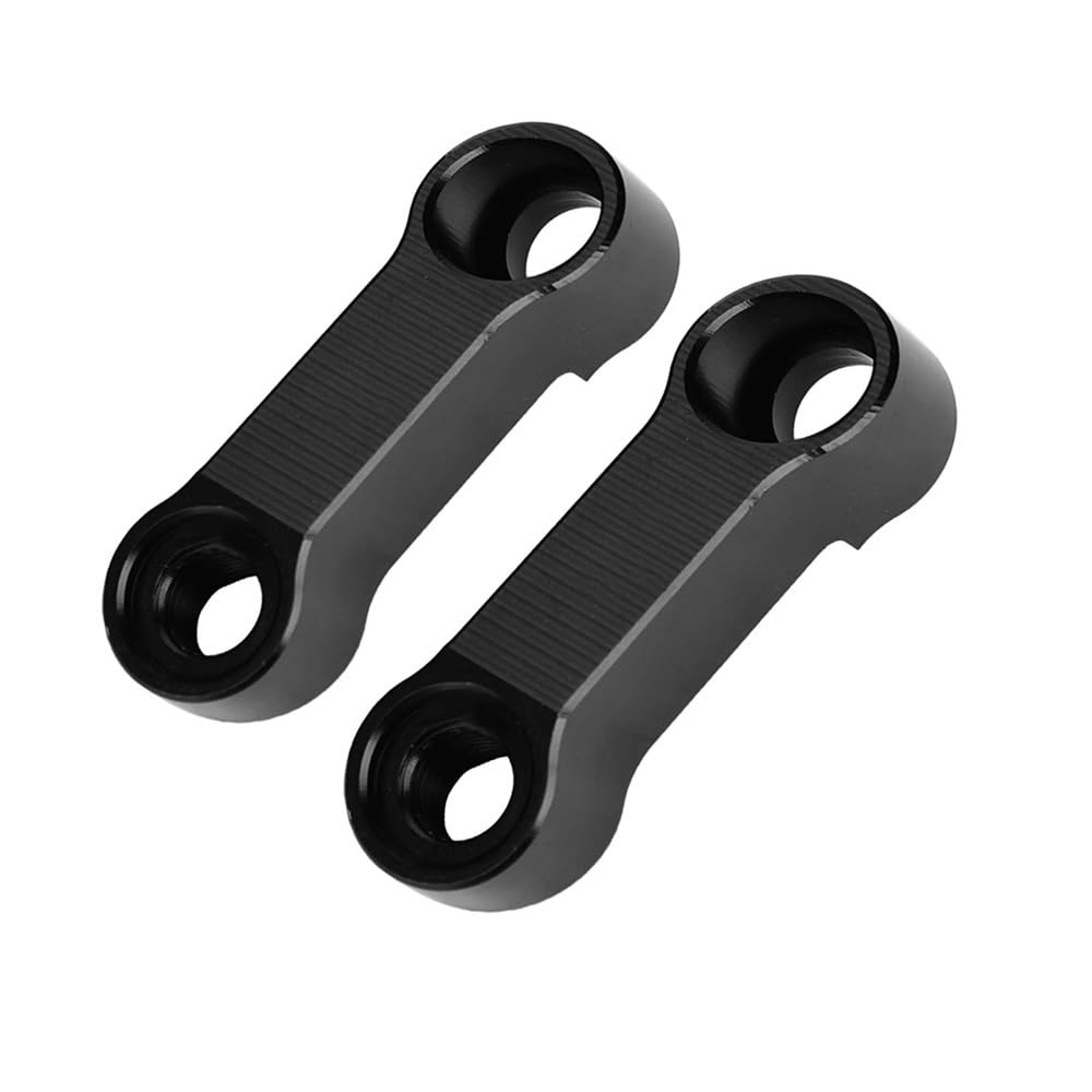 2 szt. lusterek wstecznych motocyklowych, uniwersalny adapter, podstawa ze stopu aluminium, śruba, akcesoria motocyklowe
