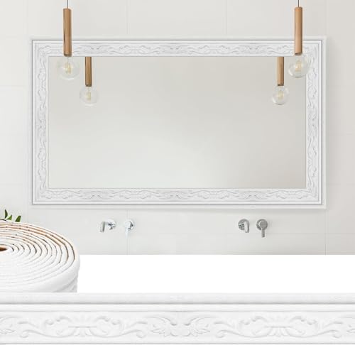 Image of HASTHIP 30Ft Peel and Stick Wall Molding, Vintage 3D Wall Moulding Strip