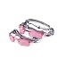Doggles X-Small K9 Optix Sunglasses for Dogs, Silver Frame, Pink Lens
