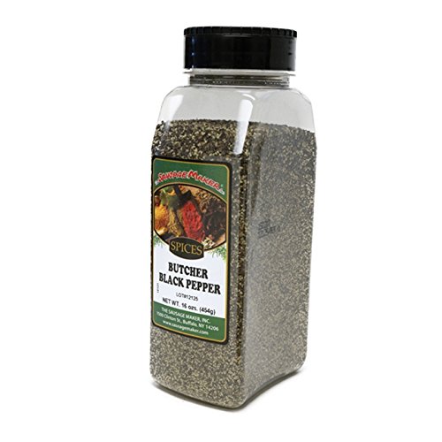 The Sausage Maker - Ground Black Pepper, Coarse, 10 Mesh, 16 Oz.