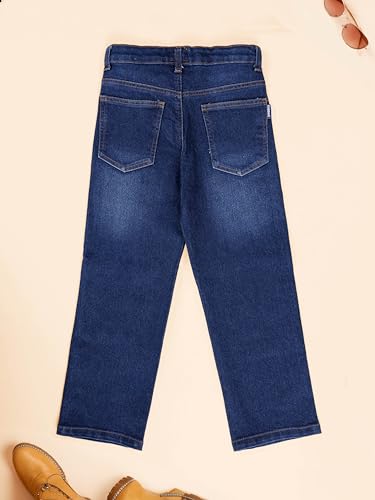 Image of KiddoPanti Boys Full Length Straight Fit Jeans