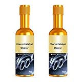 Prndkhn Catalytic Cleaner, Fuel and Exhaust System Cleaner, Catalytic Converter Cleaner, Easy to Clean Car Cleaner Catalyst, Fixes Rough Running Engines