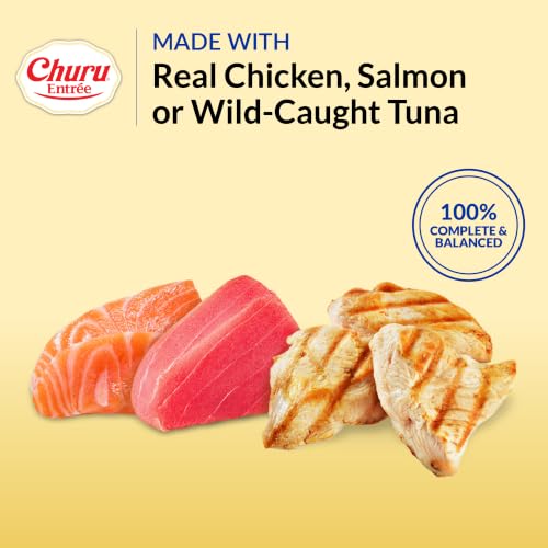 INABA Churu Entree Pate Wet Cat Food, Chicken Salmon, 6ct - image 6