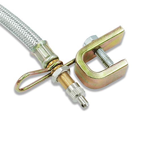 Ckauto 2 Pcs 12"/300Mm Metal Valve Stem Extenders, Universal Valve Stem Extensions Made Of Epdm Rubber, Fit For Heavy Vehicles, Silver #TOP3