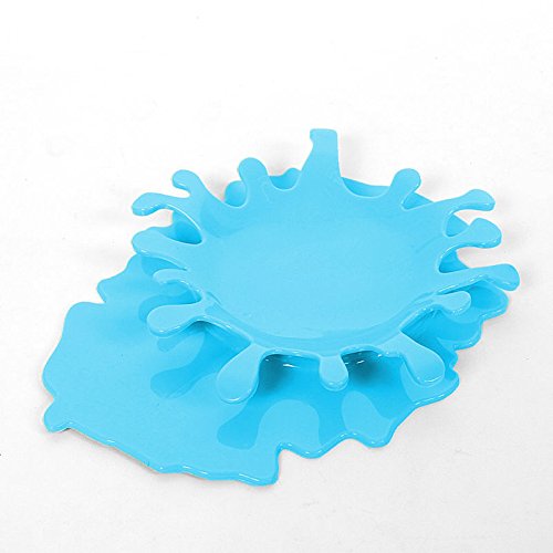NPLE--Creative Design Splattering Blood Kitchen Spoon Holder Tomato Sauce Spoon Rest (Blue)
