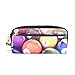 Produktbild Eslifey tragbare Tasche Sunshine Billard Pool Bälle PU Leder Schulstifteetui, Stifteetui, Wasserdicht, Kosmetiktasche, Make-up-Koffer