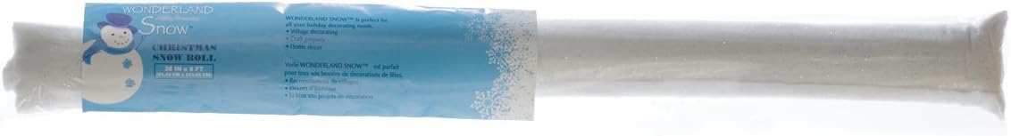 Festive Blanket Roll, White Snow