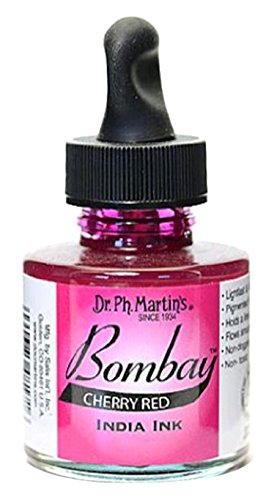 Dr. Ph. Martin's Bombay India Ink, 1 oz, Rosso