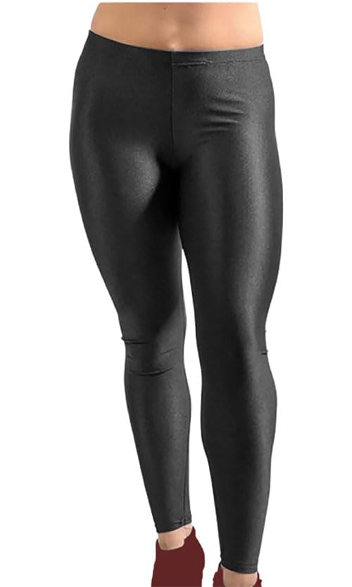 Image of Cron New Trend Shiny Churidar Leggings for Women and Girls (Pack of 1) CRN-20