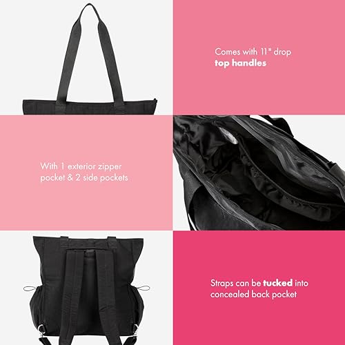 Image of THIRTY-ONE Gifts Convertible Tote, Adjustable and Convertible Backpack Tote for Travel or Work