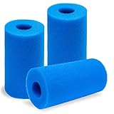 【Material Excelente】Nuestra esponja de filtro de piscina está hecha de esponja de PU de alta calidad, el producto es resistente al moho y respetuoso con el medio ambiente, se puede lavar y reutilizar muchas veces, lo que ahorra costos.