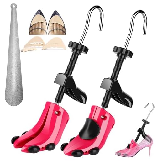 JJDPARTS High Heel Shoe Stretcher, Pair 4-Way Shoe Expander Widener Shoe Tree Extender for Women