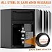 2.0 CUB Depository Drop Safe Fireproof, Front Drop Slot Lock Box with Digital Combination and Anti-Fishing, Silent Deposit Safe Box, Security Money Safe for Cash Slips Expense Business Office Home