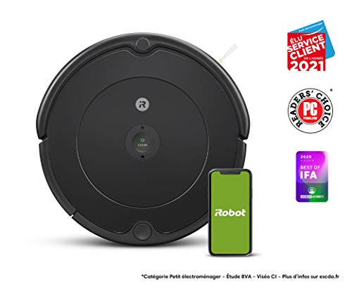 Aspirateur robot connecté iRobot® Roomba 692 - Système de nettoyage en 3 étapes - Suggestions personnalisées - Compatible avec les assistants vocaux - Image 3