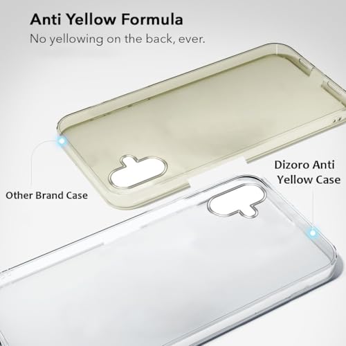 Image of DIZORO Compatible with Samsung Galaxy M06 5G / F06 5G Back Cover Case Clear,[ Anti Yellow ][Military Grade Protection] Hard PC Back Cover Transparent