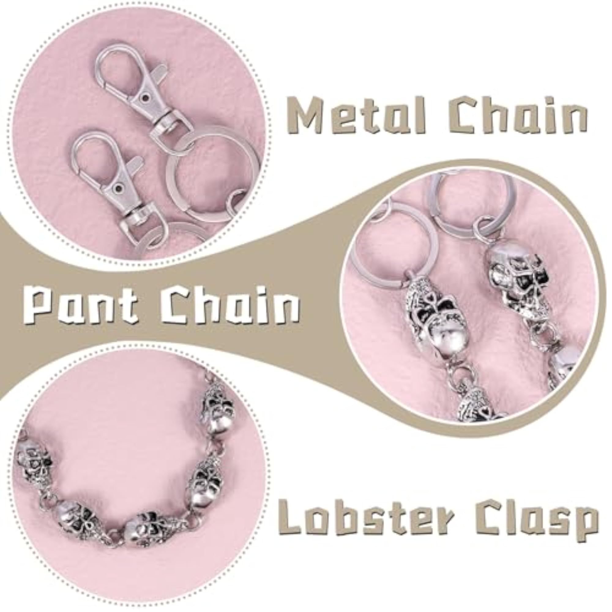 Unisex Punk Pant Chains for Fashion Statement