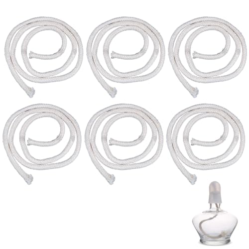 COYUN 6 Piezas 100 cm Mecha de Recambio para Lámparas de Aceite, Mecha Premium para Antorchas de Jardín