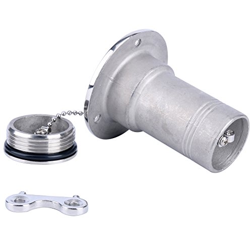 image for Amarine Made Boat Deck Fill Marine 316 Stainless Steel Filler Cap with