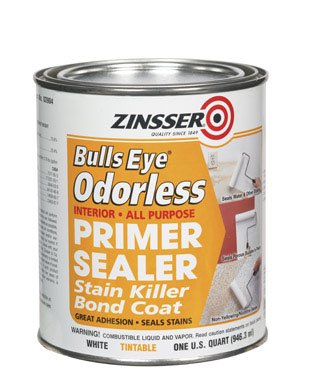 Quart White Primer And Sealer - Alkyd Odorless Formula For Interior Use