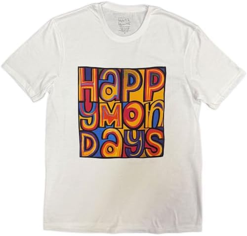 Rock Off officially Licensed Products Happy Mondays Greatest Hits T Shirt image 4