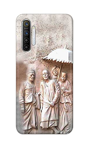 Image of Printed Hard Back Cover Case for Realme XT | Realme X2 | Oppo K5 Back Cover (Sai Baba) -1803