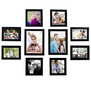 Moms Creations Wall Decor Photo Frame Pack of 10 (4 * 6,5 * 5,6 * 8)