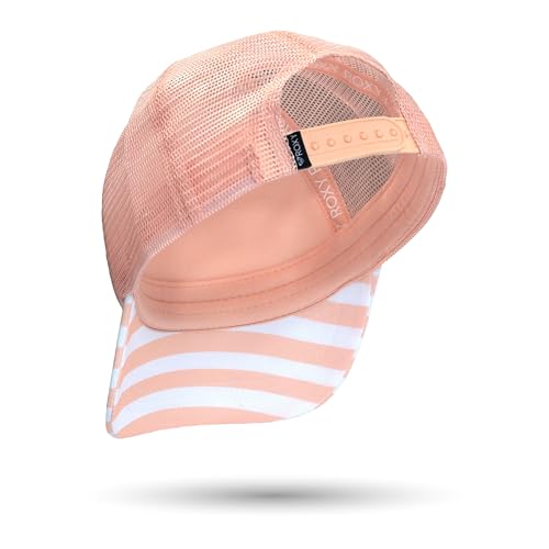 Roxy Girls Honey Coconut Trucker Hat – Adjustable Summer Cap for Girls, Lightweight and Breathable4