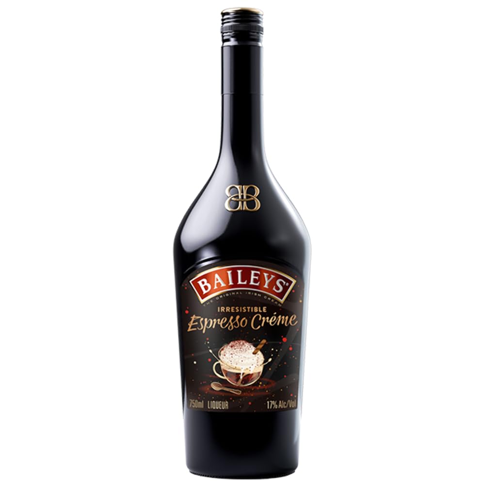 Baileys Espresso Crème | Original Irish Cream Likör | Das bekannte Rezept mit köstlich neuem Geschmack | Garantierter Genußerfolg auf Eis oder im Cocktail | 17% vol | 700ml Einzelflasche
