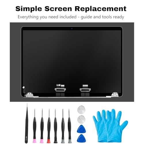 JYYSCRN A2337 Screen Replacement A2337 LCD for 13 inches MacBook M1 air 2020 Year 2560x1600 Replacement LCD Full Assembly for EMC 3598 MGN63 Space Gray by JYYSCRN - Used condition - Image 6