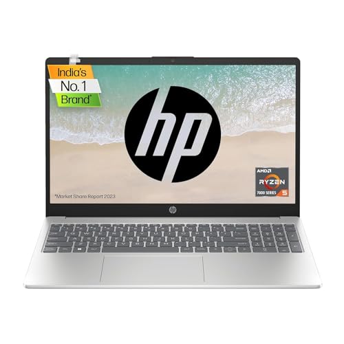 HP Laptop 15, AMD Ryzen 5 7520U, 15.6-inch (39.6 Cm), FHD, 8GB LPDDR5, 512GB SSD, AMD Radeon Graphics, FPR, FHD Camera, Metal ID Cover, Backlit KB (Win 11, MSO 2021, Silver, 1.59 Kg), FC0029AU For Rs. 39490 @ 33 %