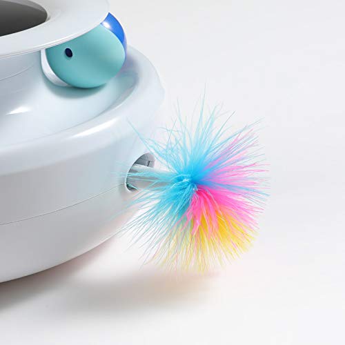 Ajeerd Brinquedo elétrico para animais de estimação, brinquedo para gatos, torre automática, gato, b