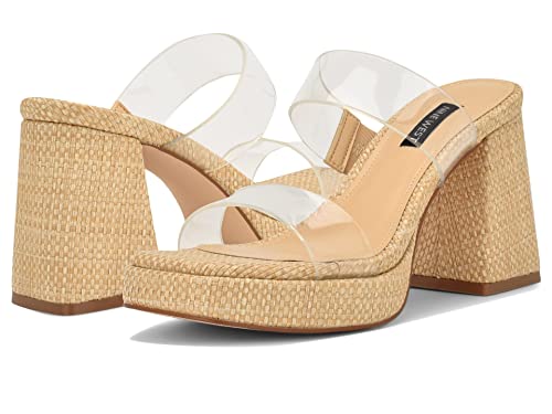 Nine West Tilah Sandale à talon aiguille nu-pieds habillés pour femme