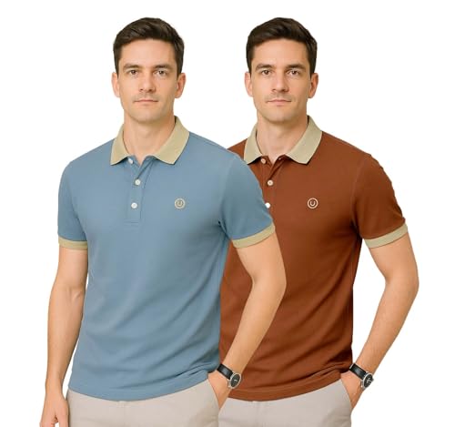Image of Lymio Polo T Shirt for Men || T Shirt for Man || Collar T Shirt Style Men (Packs Also Available) (Polo-44-47)