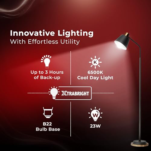Image of Eveready Xtrabright Emergency Rechargeable 23W LED Bulb for Power Cut | Cool Day Light (6500K) | Energy Efficient | 3 Hour Battery Backup | B22 Base