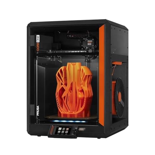 Prusa Core One, Stampante 3D FDM pronta all'uso, assemblata e testata, fogli di stampa rimovibili, bobina in PLA Prusament da 1 kg inclusa, dimensioni di stampa 9,8 x 8,6 x 10,6 pollici