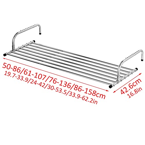 Séchoir mural pliable et étendoir à linge extensible gain de place - 4