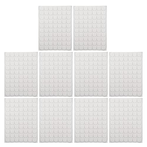 700Pcs Strong Adhesion 20mm Nylon Sticky Dots Self Adhesive Dots, Reusable Dots for Paper Glass Leather, Easily Peel Off