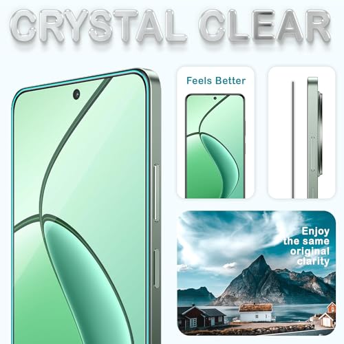 Image of For Realme 14T 5G Tempered glass Screen Protector with Full Edge Protection and Easy Self-Installation Kit