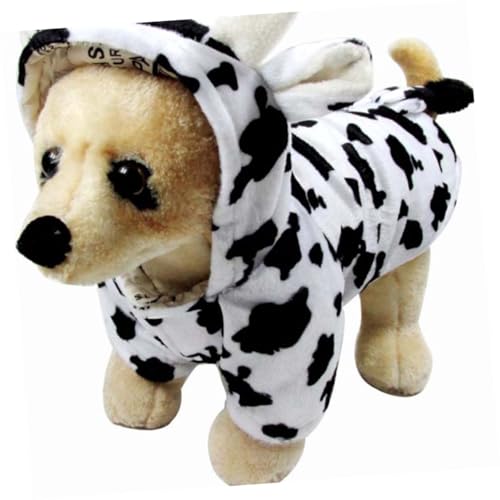 Disfraz para perro con diseño de vaca talla XS miniatura 5