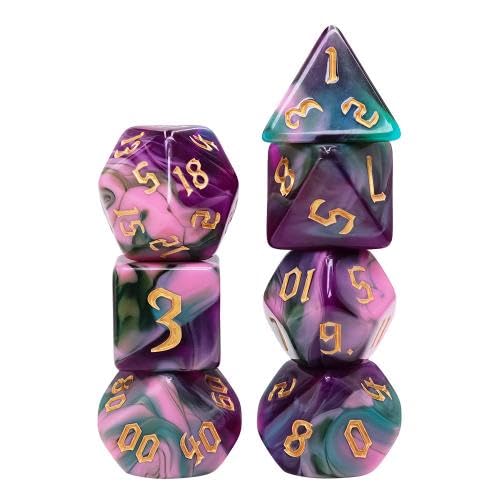 Epic Forge-7 Dices set - Night Elves